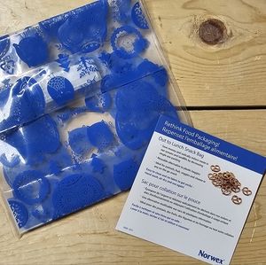 Norwex Reusable Out to Lunch Snack Bag NWOT